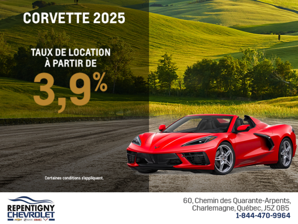 Procurez-vous le Chevrolet Corvette 2025