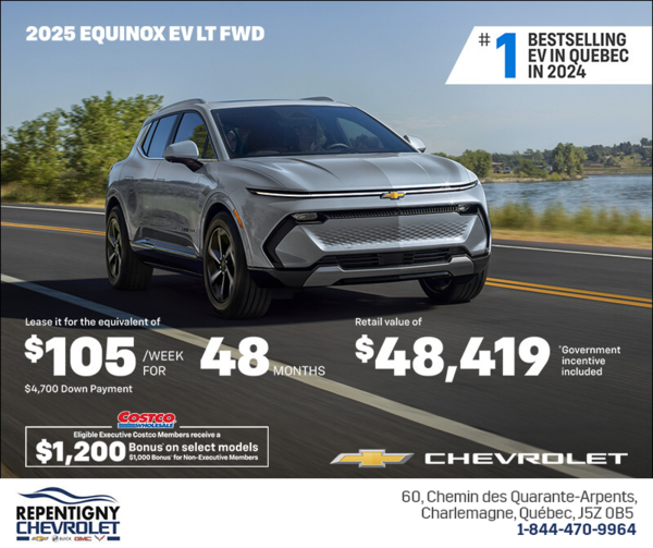 Get the 2025 Chevrolet Equinox EV
