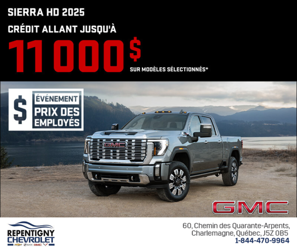 Le GMC Sierra 2500 2025