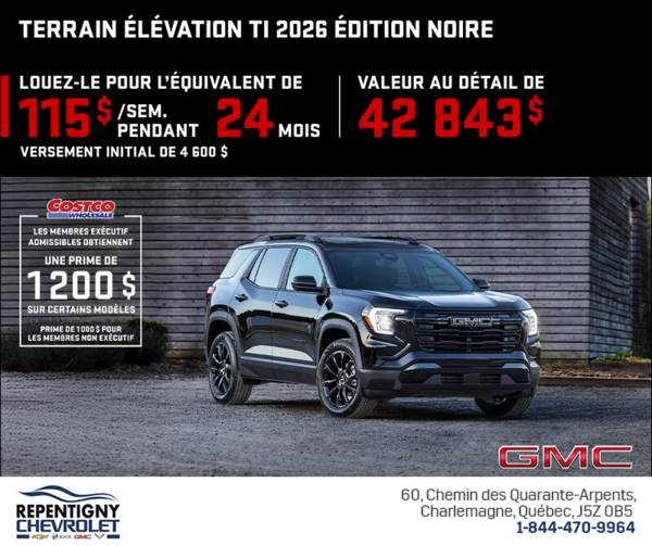 Le GMC Terrain 2026