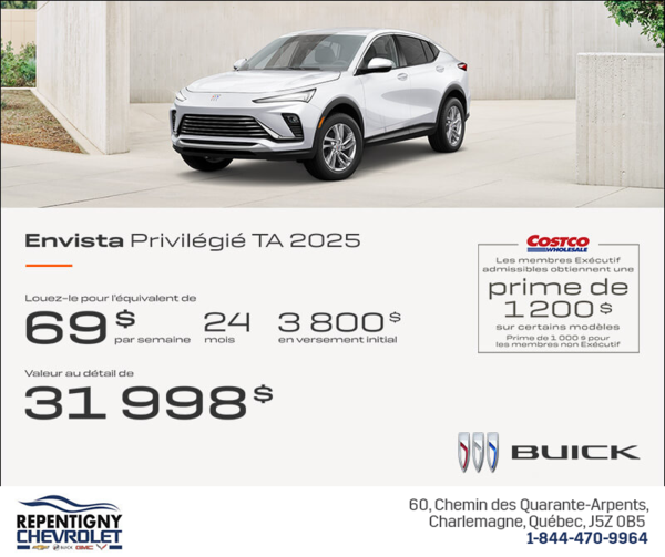 Procurez-vous la Buick Envista 2025