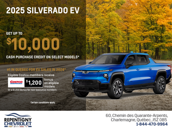 Get the 2025 Chevrolet Silverado EV
