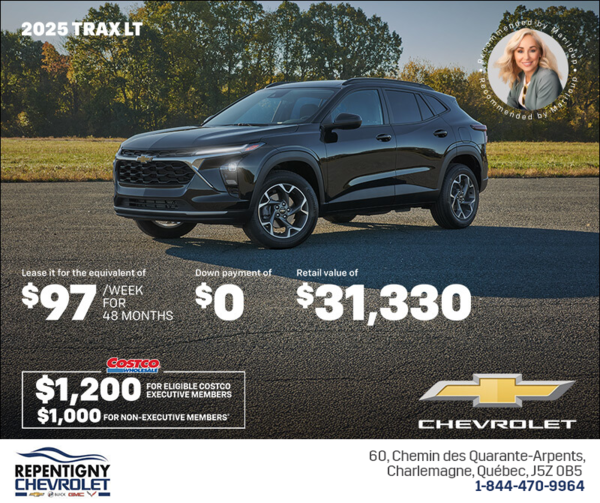Get the 2025 Chevrolet Trax LT