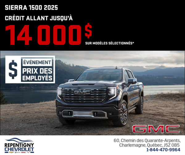 Le GMC Sierra 1500 2025