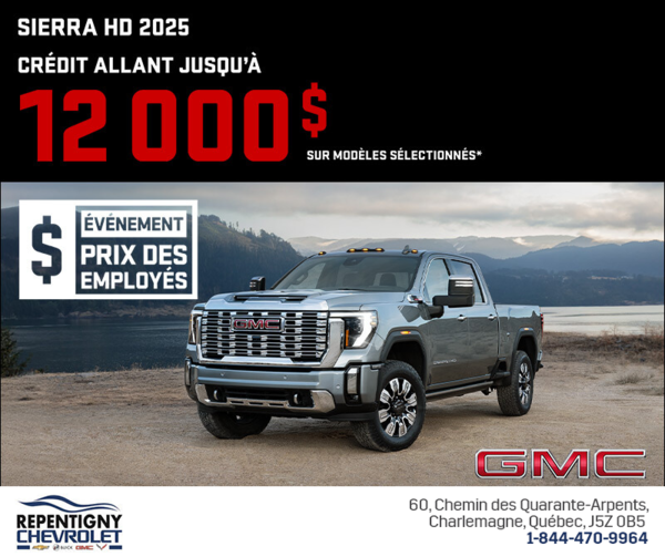 Le GMC Sierra HD 2025