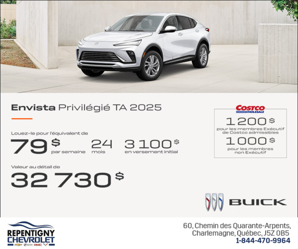 Procurez-vous la Buick Envista 2025