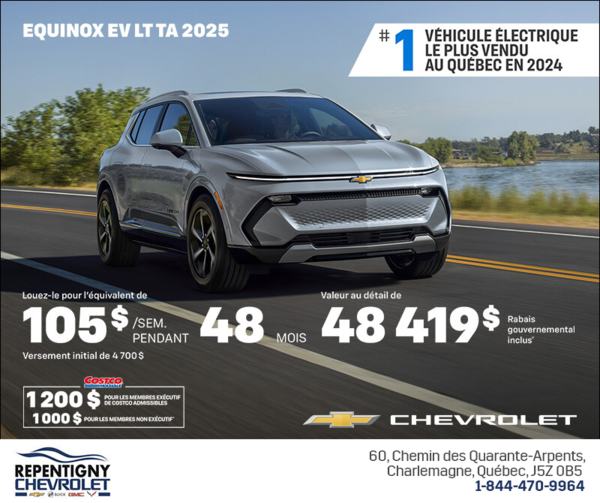 Procurez-vous le Chevrolet Equinox EV 2025