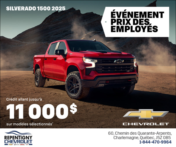 Procurez-vous le Chevrolet Silverado 1500 2025