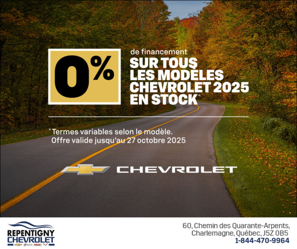 L'événement du mois Chevrolet