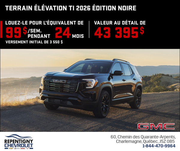 Le GMC Terrain 2026
