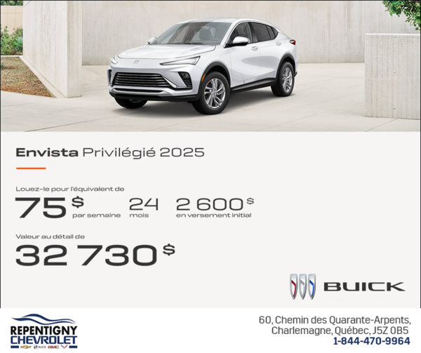 Procurez-vous la Buick Envista 2025