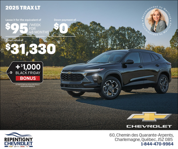 Get the 2025 Chevrolet Trax LT