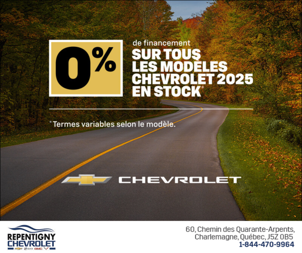L'événement du mois Chevrolet