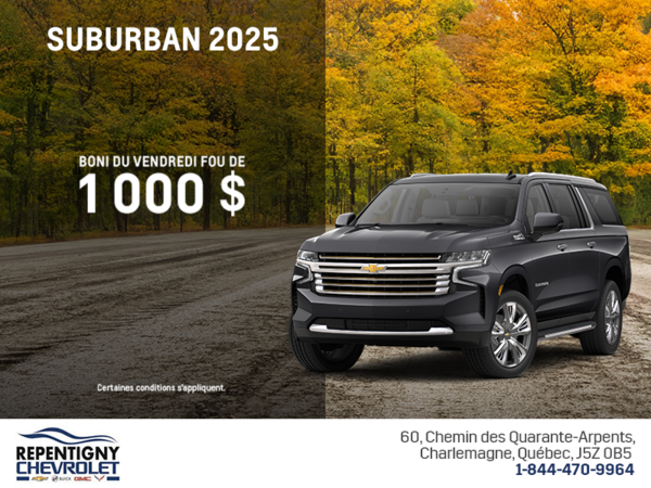 Le Chevrolet Suburban 2025