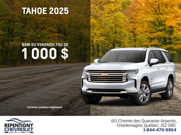 Le Chevrolet Tahoe 2025
