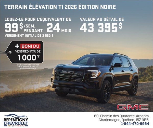 Le GMC Terrain 2026