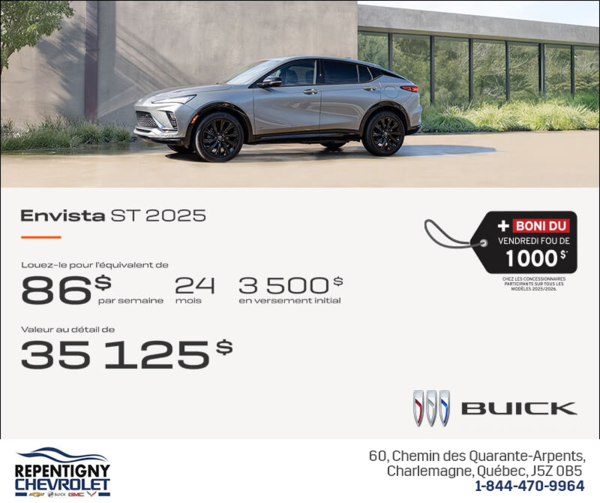 Procurez-vous la Buick Envista 2025