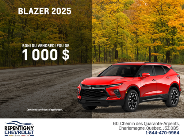 Procurez-vous le Chevrolet Blazer 2025