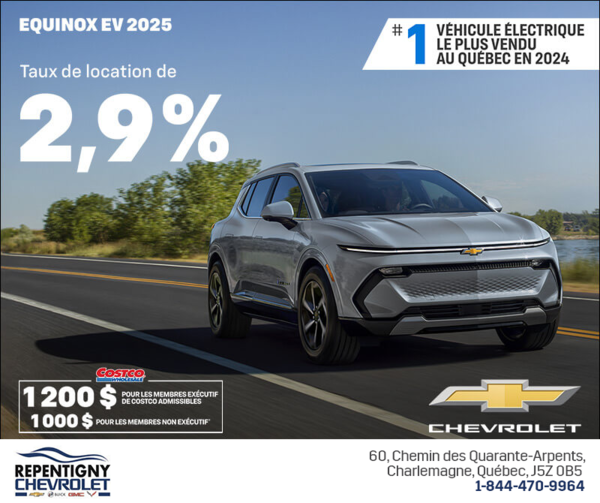 Procurez-vous le Chevrolet Equinox EV 2025