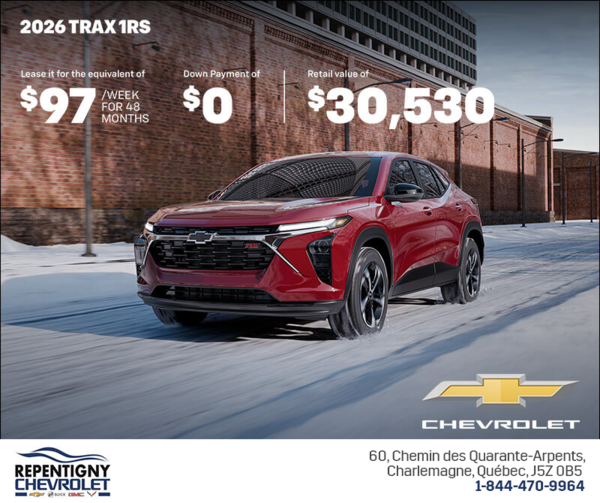 Get the 2026 Chevrolet Trax