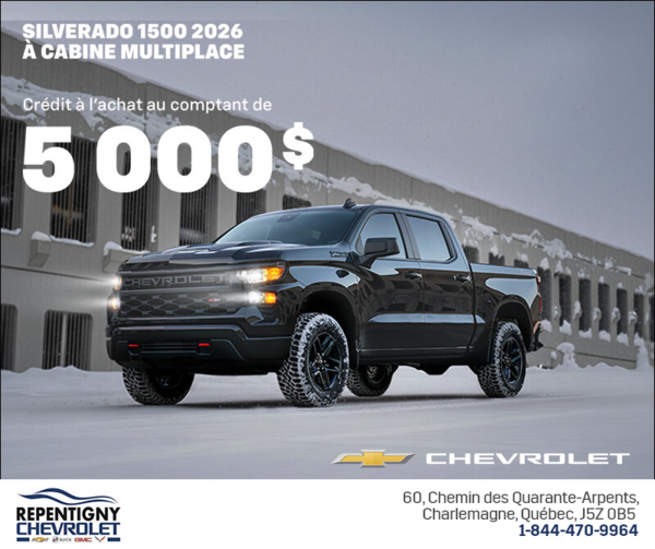 L'événement du mois Chevrolet