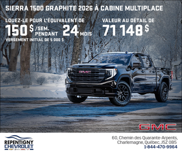 Le GMC Sierra 1500 2026