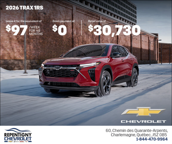 Get the 2026 Chevrolet Trax