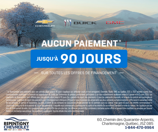 L'événement du mois Chevrolet