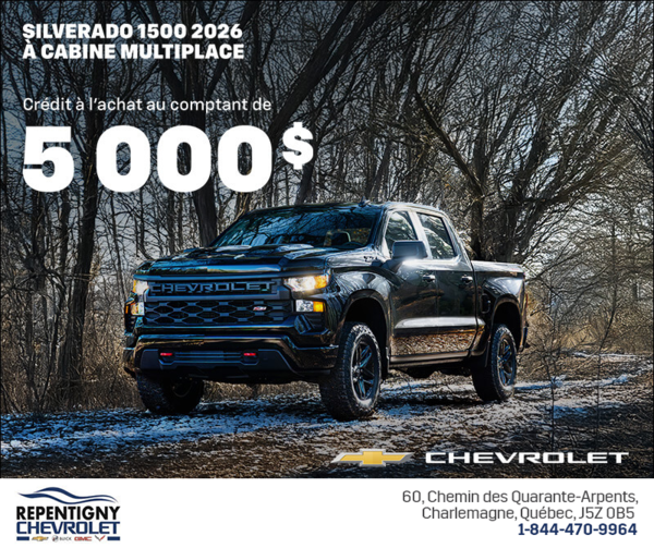 Procurez-vous le Chevrolet Silverado 1500 2026