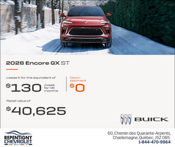 Get the 2026 Buick Encore GX