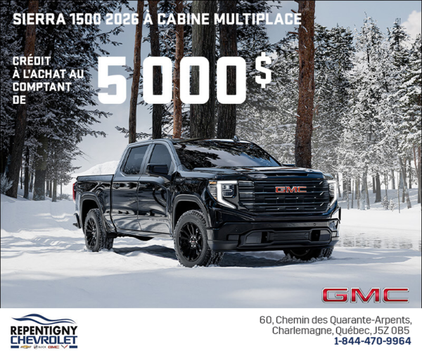 Le GMC Sierra 1500 2026