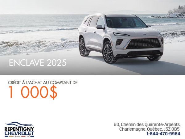 Procurez-vous le Buick Enclave 2025