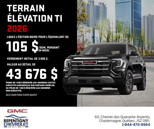 Le GMC Terrain 2026