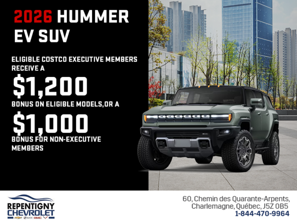 The 2026 GMC Hummer EV SUV