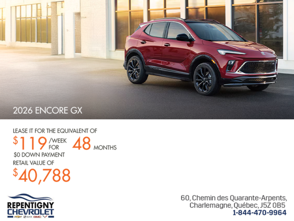 Get the 2026 Buick Encore GX