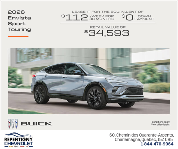 Get the 2026 Buick Envista