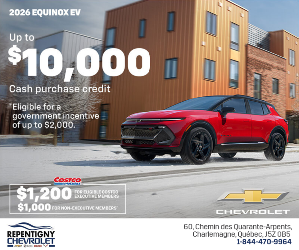 Get the 2026 Chevrolet Equinox EV