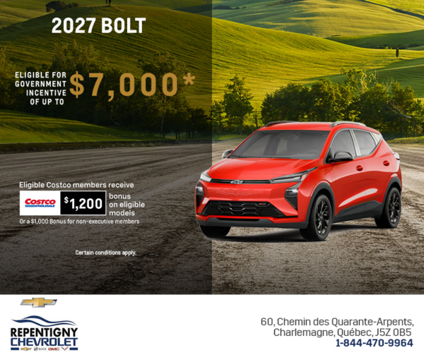 Get the 2027 Chevrolet Bolt