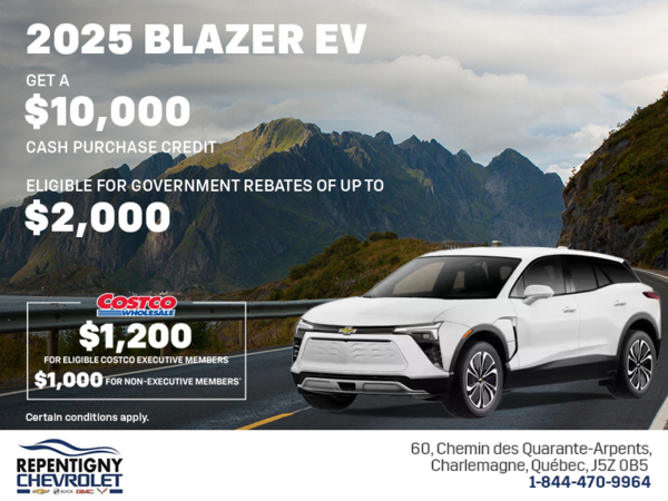 Get the 2025 Chevrolet Blazer EV