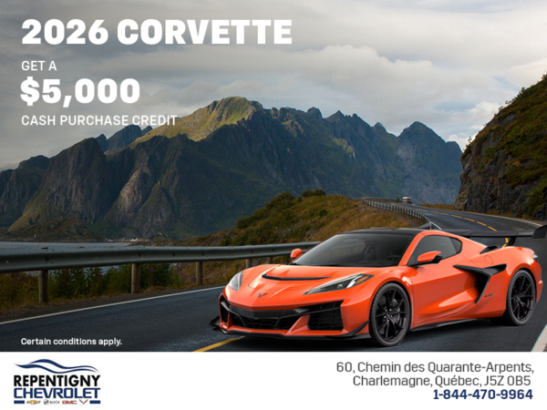 Get the 2026 Chevrolet Corvette