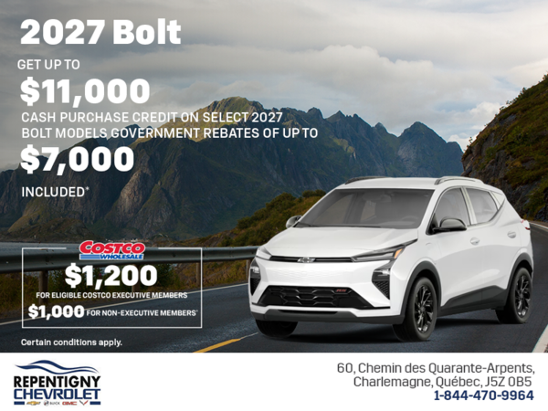 Get the 2027 Chevrolet Bolt