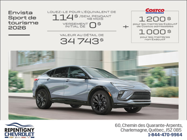 Procurez-vous la Buick Envista 2026