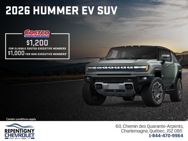 The 2026 GMC Hummer EV SUV
