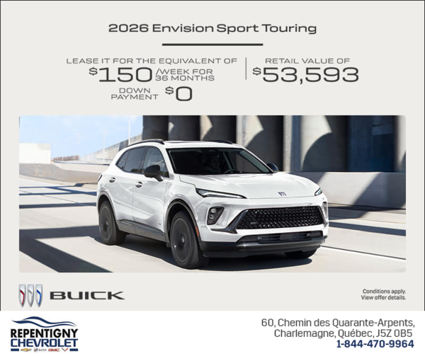 Get the 2026 Buick Envision