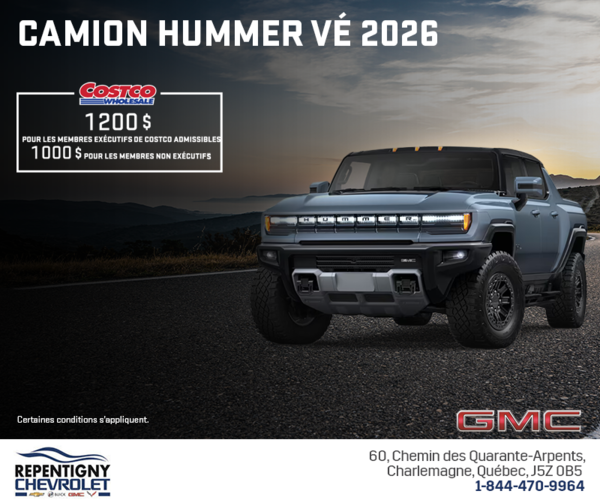 Le GMC Camion Hummer VÉ 2026