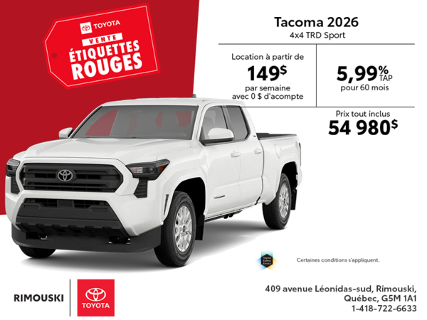Toyota Tacoma 2026