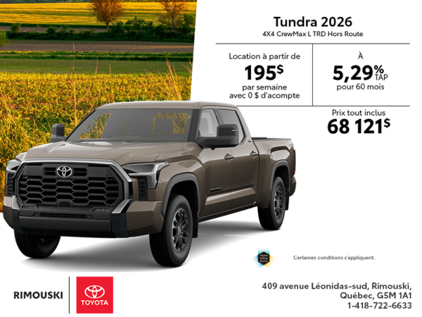 Toyota Tundra 2026