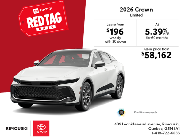 2026 Toyota Crown Limited Hybrid