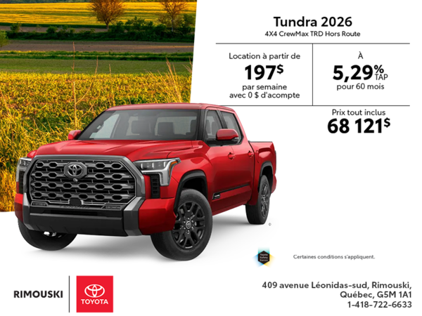 Toyota Tundra 2026