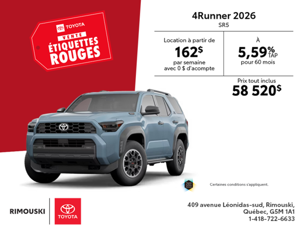 Toyota 4Runner 2026